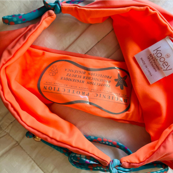 KOOEY by Scherri-Lee Australia Miss You Bikini Bottom NWOT Orange XS - Picture 7 of 12
